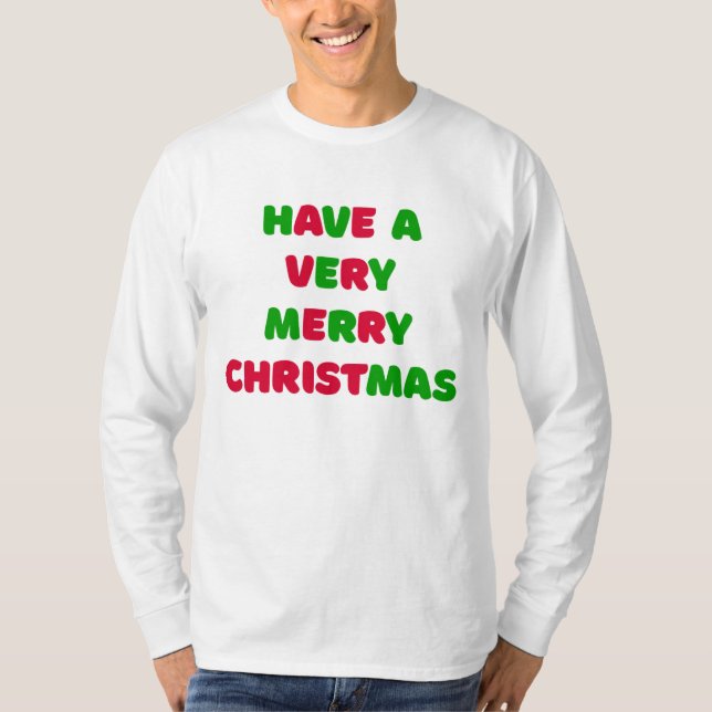 Men's Christmas Long Sleeve T-Shirt (Front)