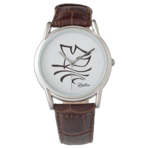 Men's Classic Leather-Baptism Dove Watch