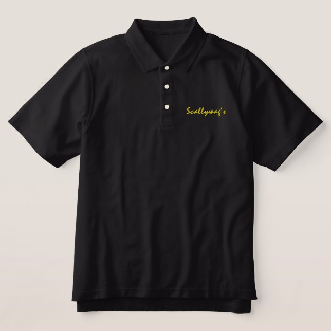 Men's Classic Polo /Blk (Design Front)