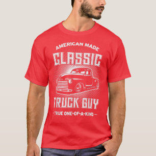 Mens Classic Truck Guy Funny Vintage American Pick T-Shirt
