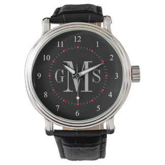 Men's Classy Personalized Monogram Watch