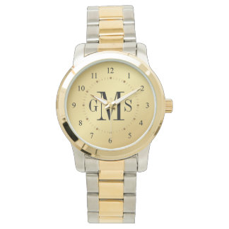Men's Classy Personalized Monogram Watch