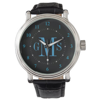 Men's Classy Personalized Monogram Watch