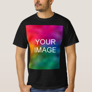 Mens Clothing Add Image Logo Template Men's T-Shirt