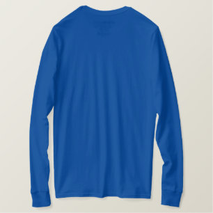 mens clothing embroidered long sleeve T-Shirt