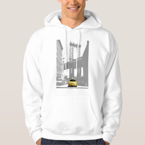 Mens Clothing Template New York Nyc Yellow Taxi Hoodie