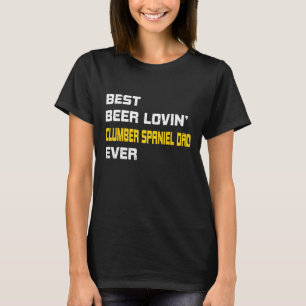 Mens Clumber Spaniel - Best Beer Loving Clumber S T-Shirt