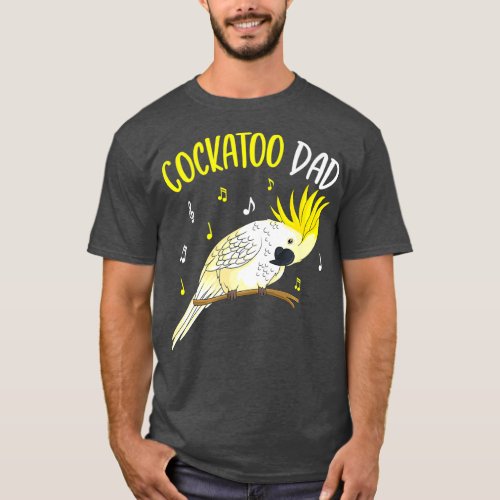 Mens Cockatoo Dad Funny Parrot Bird Men Premium T_Shirt