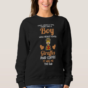 Mens Coffee And Giraffes Sweatshirt