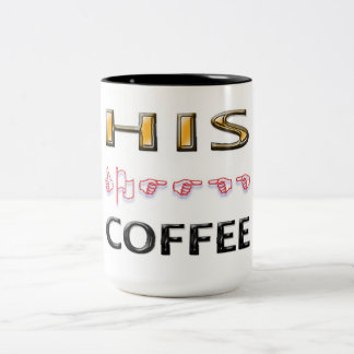 Men's Coffee Designer Two-Tone Coffee Mug
