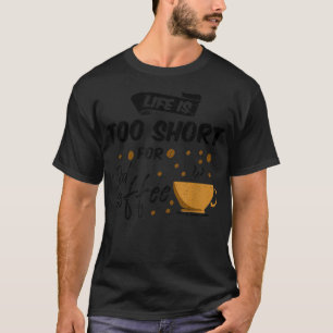 Mens Coffee Snob For Caffeine Addict And Barista D T-Shirt
