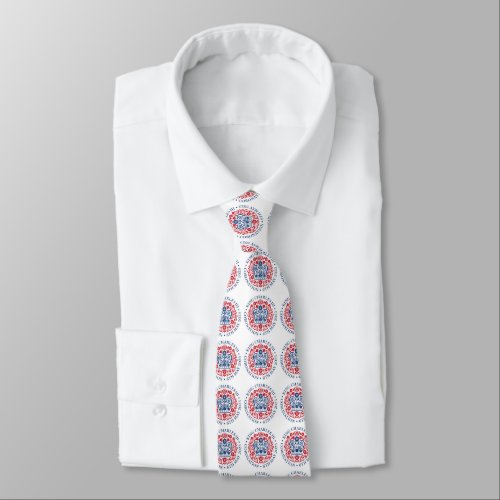 Mens Commemorative Coronation Emblem Neck Tie