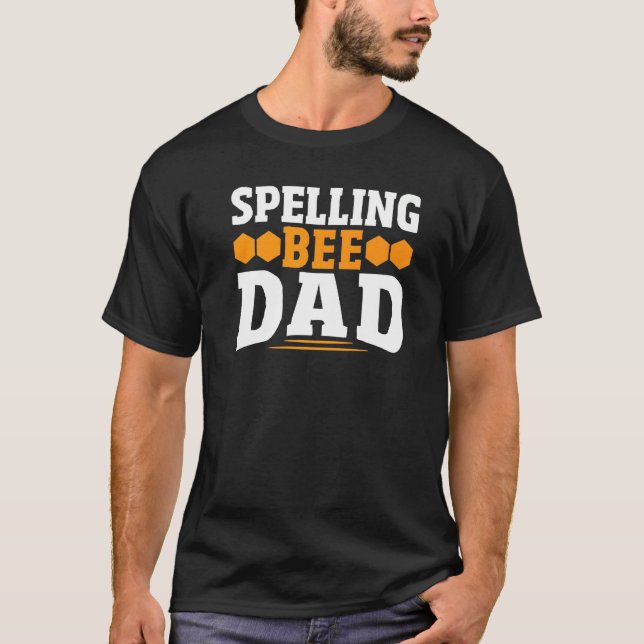 Mens Competitive Spelling Contest Spelling Dad  Sp T-Shirt (Front)