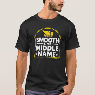 Mens Concrete Worker Smooth Middle Name Vintage Co T-Shirt