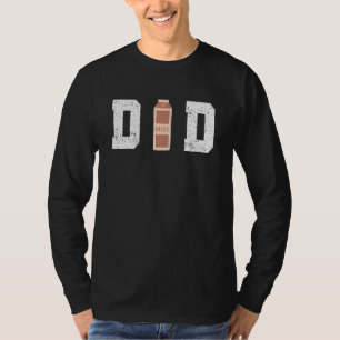 Mens Cool Chocolate Milk Dad Costume For Men T-Shirt