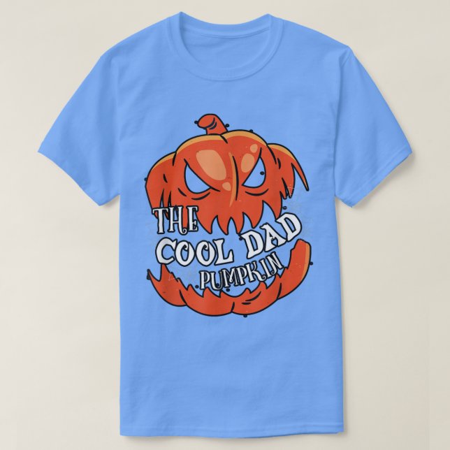 Mens Cool Dad Pumpkin Matching Family Group Hallow T-Shirt (Design Front)