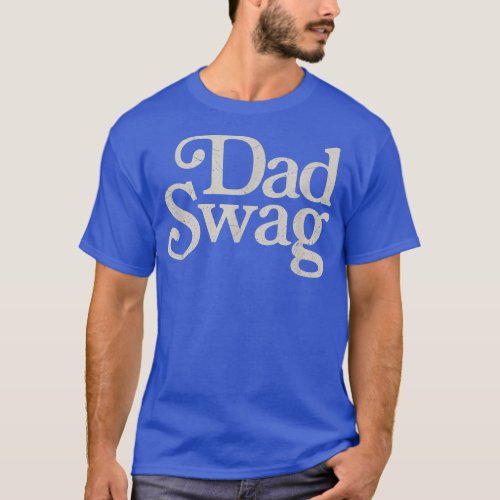 Mens Cool Dad Swag Retro Fathers Day 651  T_Shirt