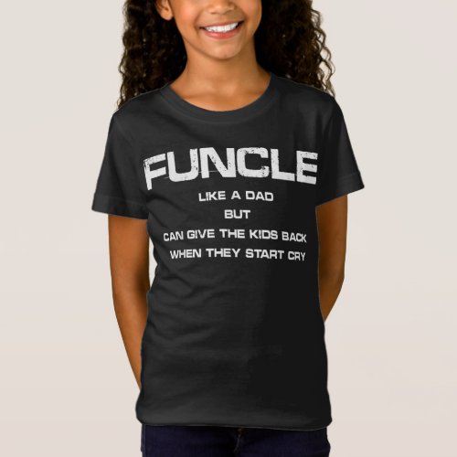 Mens Cool Funcle Gift of Uncle Definition T_Shirt T_Shirt