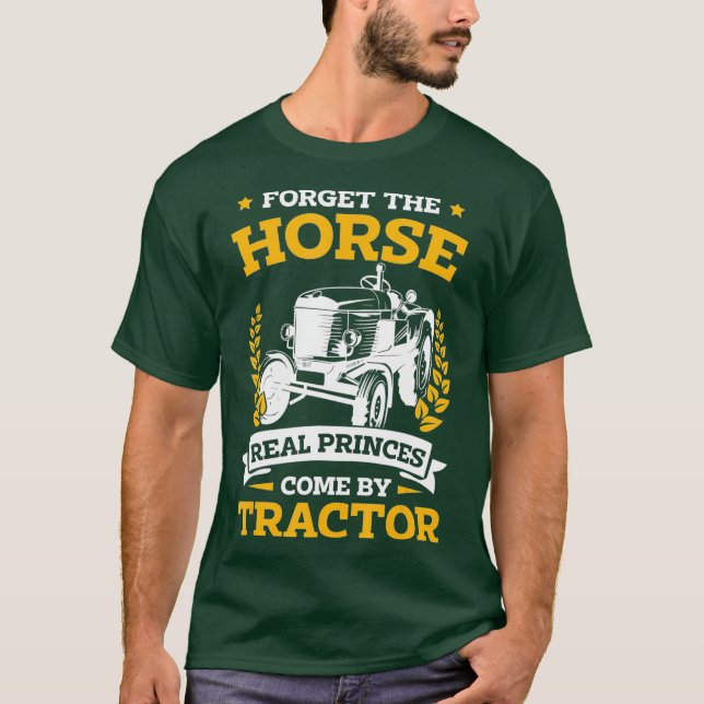 Mens Cool Local Farmer Real Princes Drive T-Shirt (Front)
