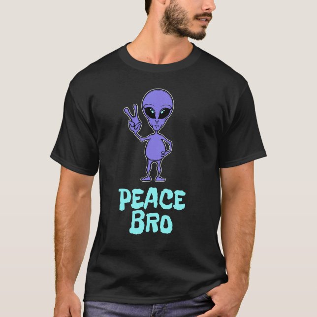Mens Cool Statement Sarcasm Humorous  Joke Alien B T-Shirt (Front)