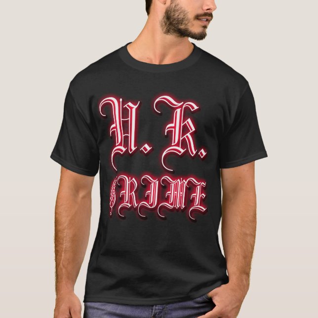mens cool UK GRIME music scene dark T-Shirt (Front)