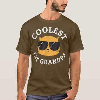 Mens Coolest Cat Grandpa  Men's  T-Shirt