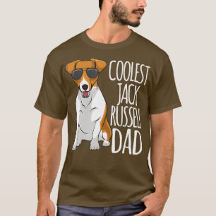 Mens Coolest Jack Russel Dad Jack Russell Terrier T-Shirt