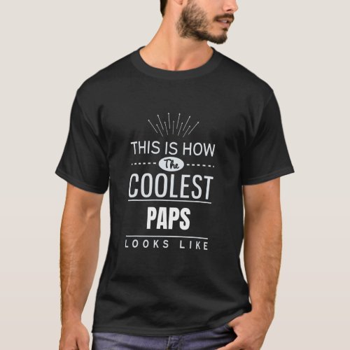 Mens Coolest Paps Father In Dutch Gifts and T_Shirt