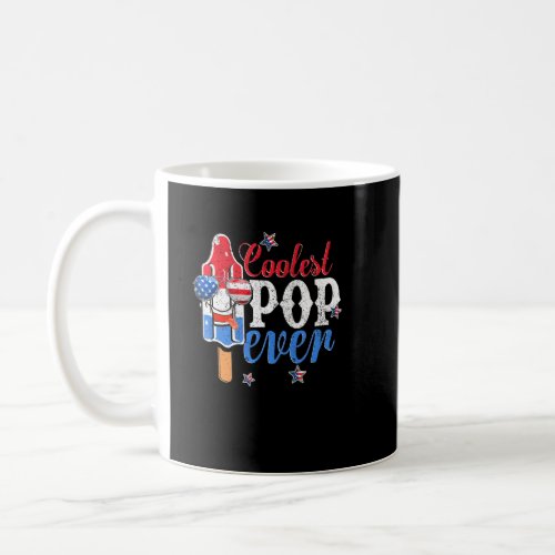 Mens Coolest Pop Ever American Flag Bomb Ice Cream Coffee Mug