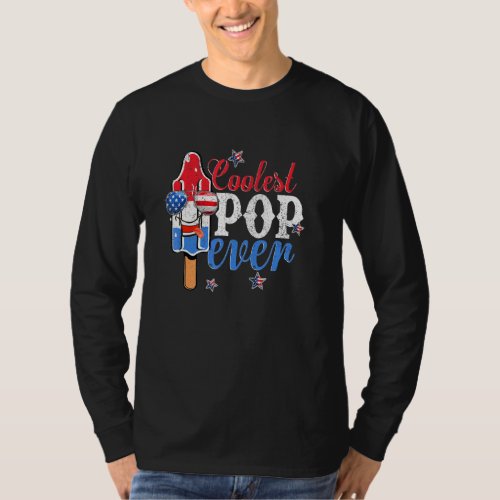 Mens Coolest Pop Ever American Flag Bomb Ice Cream T_Shirt