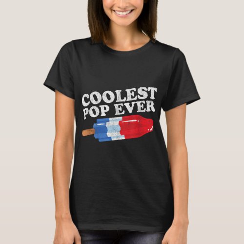 Mens Coolest Pop Ever Popsicle Funny Retro Bomb Fa T_Shirt