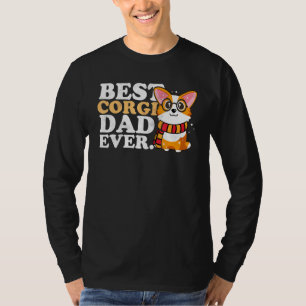 Mens Corgi Dad Best Corgi Dad Ever T-Shirt