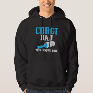 Mens Corgi Dad Dog Hair  Beagle Hoodie