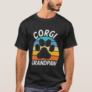 Mens Corgi Grandpa Shirt Funny Welsh Pembroke