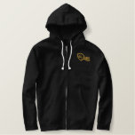 Mens Corsa Embroidered Basic Zip Hoodie Mens Corsa Embroidered Basic Zip Hoodie