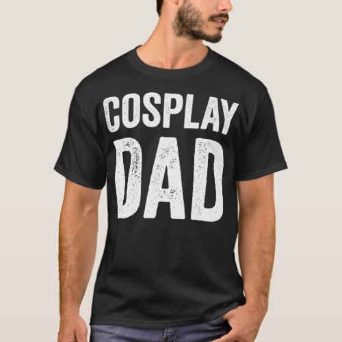 Mens Cosplay Dad Father Nerd Costume Gift Conventi T_Shirt