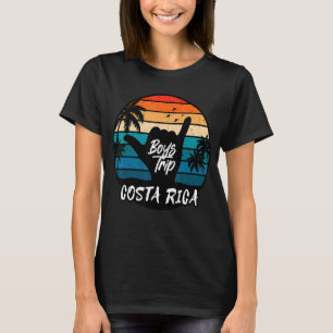 Mens Costa Rica Guys Trip Matching Vacation Surfer T-Shirt