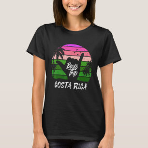 Mens Costa Rica Guys Trip Matching Vacation Surfer T-Shirt