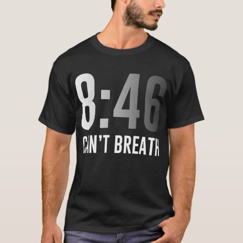 Mens Cotton T_shirt_I cant Breate T_Shirt
