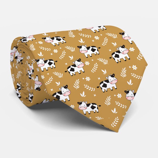 Men's  Cow Wheat  Neck Tie (Rolled)