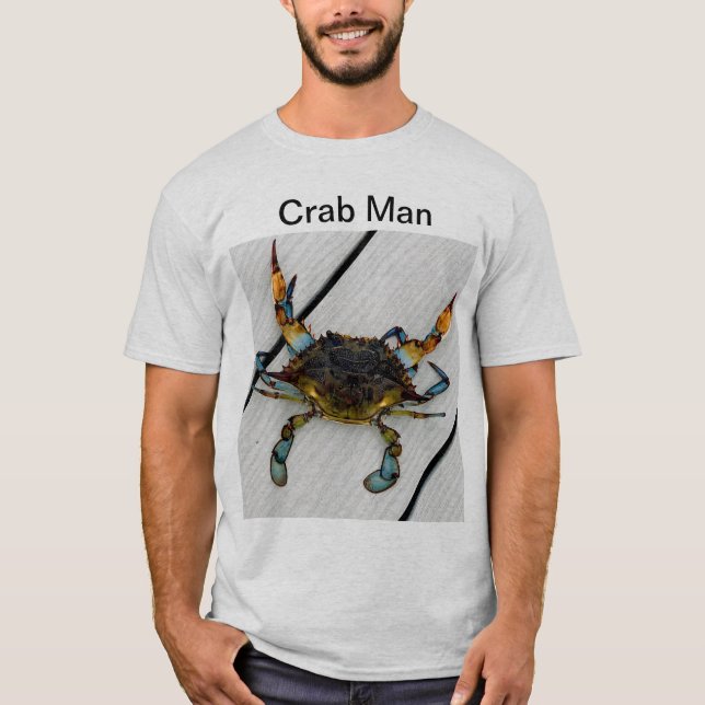 Men's "Crab Man" Tee Shirt (Front)
