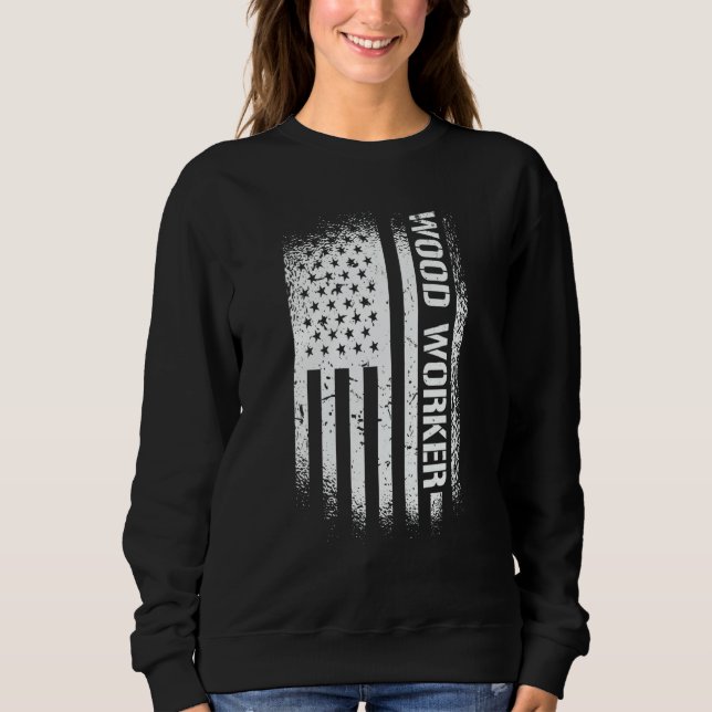 Mens Craftsman Retro Graphic Electrician Worker To Sweatshirt (Front)