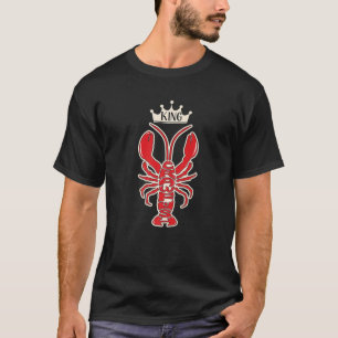 Mens Crawfish King ,Lets Get Cray Crayfish,I Love T-Shirt