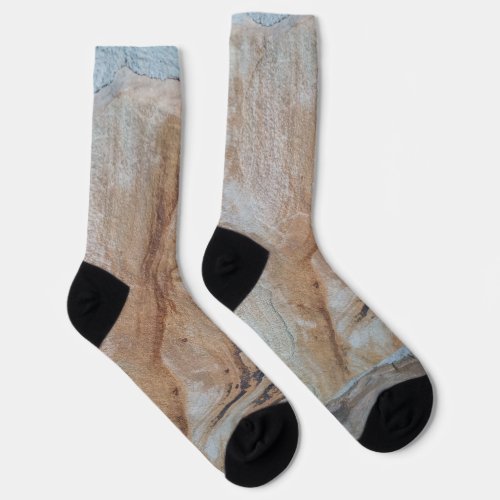 Men's Crew Socks with marbled design