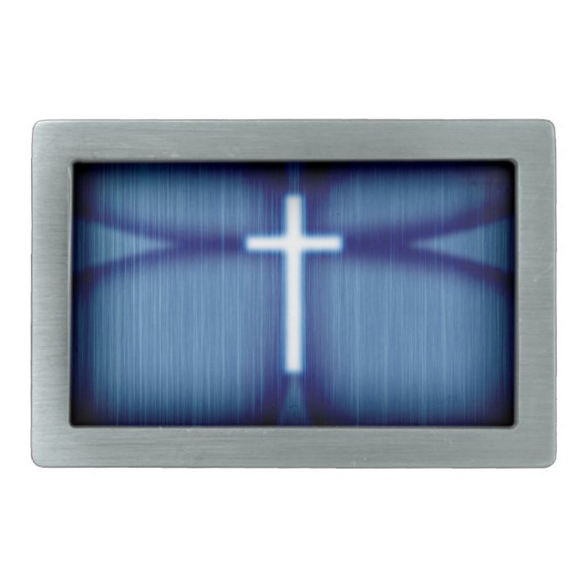 Mens Cross Belt Buckle (Front)
