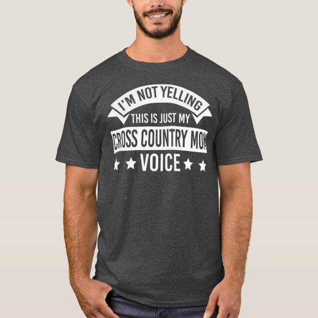 Mens Cross Country Mom Apparel Best Funny Moms T-Shirt (Front)