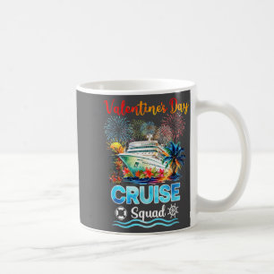 Mens Cruise Squad Valentine's Day Vacation Travel  Coffee Mug
