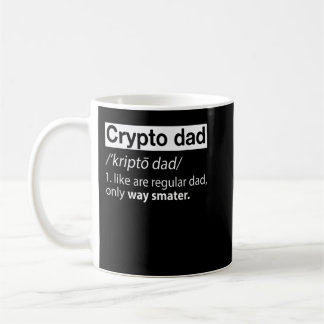 Mens Crypto Dad Like A Regular Dad Cryptocurrency Coffee Mug