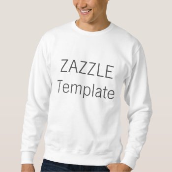 Men's Custom Basic Sweatshirt Blank by ZazzleBlankTemplates at Zazzle