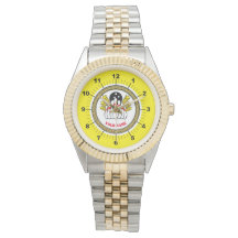 Men's Custom Bowling (add name) Two-Tone Watch